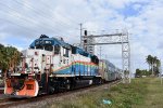 GP49PH-3 # 815 pushing Tri-Rail train into WPB Station